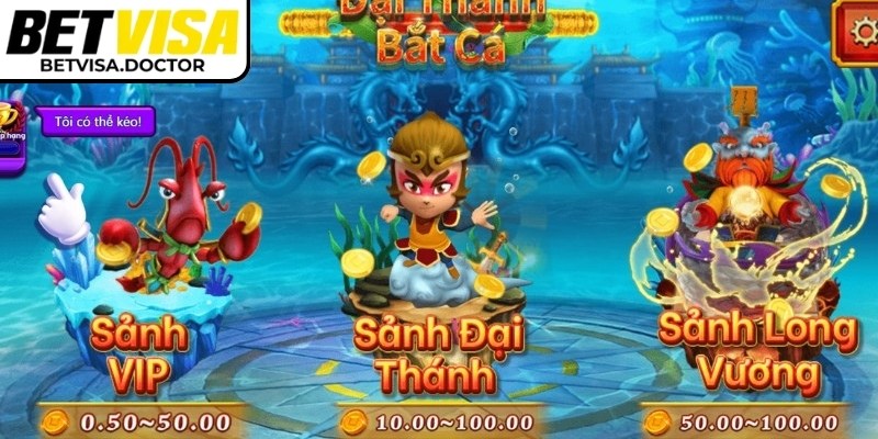 Bắt Cá Đại Thánh BetVisa tạo nên trường trận lôi cuốn