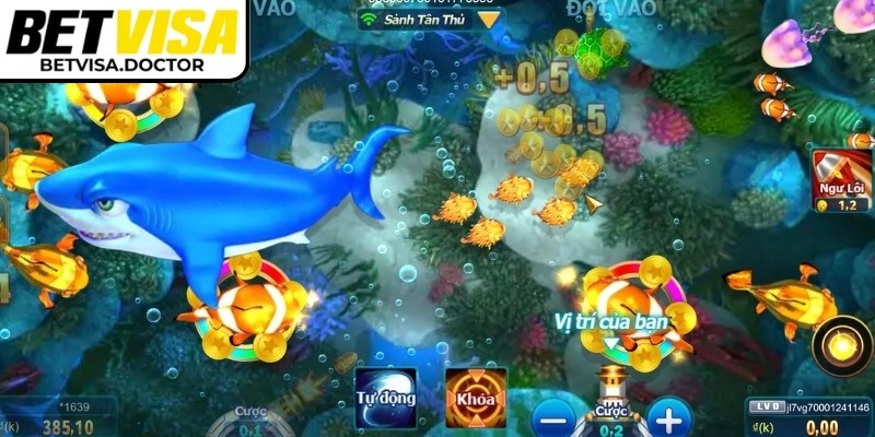 Đánh Cá Vui Vẻ BetVisa – Trò Chơi Giải Trí Sinh Động 3 Không nên bắn liên tục theo kiểu ngẫu nhiên vì gây lãng phí đạn