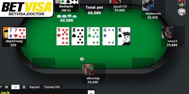 Sảnh, thùng,...là lựa chọn tối ưu giúp người chơi chiến thắng